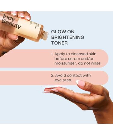 Brightening Face Toner with Niacinamide, Hyaluronic Acid & Kombucha - 125ml - Vegan & Fragrance Free - Buy Online on GoSupps.com
