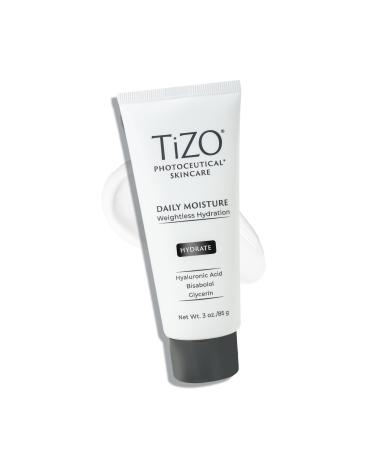 TIZO Photoceuticals Daily Moisture | Lightweight Formula | Ultra Hydrating | Hyaluronic Acid | Bisabolol | For All Skin Types | 3 oz