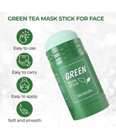 CYOIDAI 2 Pack Green Tea Mask Stick for Face - Blackhead Remover with Green Tea Extract - Deep Cleanse Purifying Face Mask for Women and Men - Buy Online on GoSupps.com