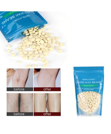 Zetiling 100g Hard Wax Pearls - Professional Hair Removal Wax Beans for Full Body Face Bikini and Legs Treatment - Buy Online on GoSupps.com
