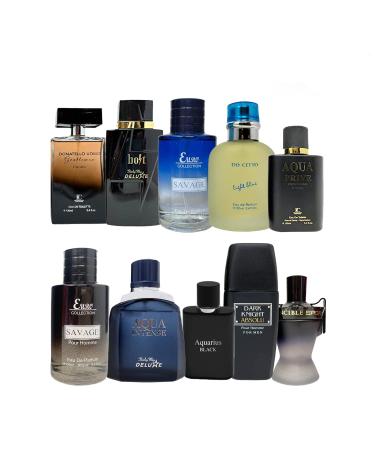 Men Perfume Eau de Toilette Natural Spray Men Cologne Masculine Scent 3.4 Fl Oz/100ML(Random 3 Packs) Random 3 Packs 1.13 Fl Oz (Pack of 3)