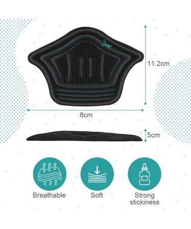 ACWOO 8pcs Heel Grips Shoe Pads - Strong Adhesive Heel Cushion Inserts for Comfort - Anti Blister Shoe Liners for Women and Men - Buy Online on GoSupps.com
