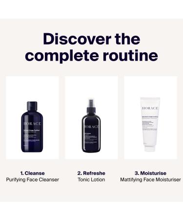 HORACE Tonic Lotion for Men - Toner Spray with Prebiotics - Gentle Skincare for All Skin Types - Fresh Aromatic Scent 200 ml - Buy Online on GoSupps.com