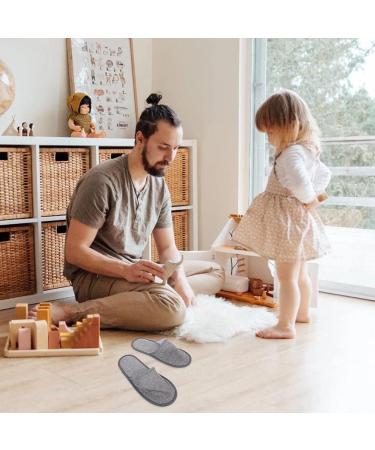 Comfy Women's Canvas Slippers - Portable Hotel Guest Shoes for Winter Travel - Buy Online on GoSupps.com