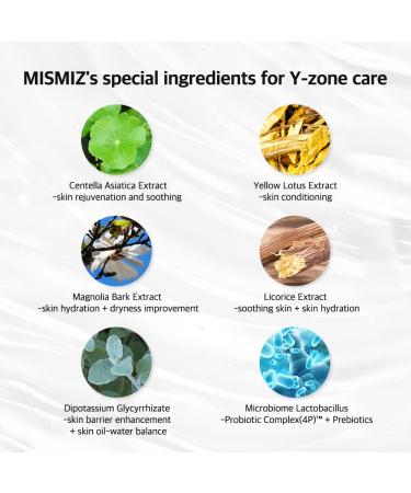 MISMIZ Feminine Gel Cleanser 2.2ml 5ea - Gentle Intimate Wash for Women - Buy Online on GoSupps.com