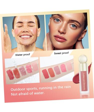 LALADEFIEE 5pcs Blush Face Sheer Flush Creamy Eyeshadow Makeup Facial Beauty Cosmetic Pigment Pigment - Buy Online on GoSupps.com
