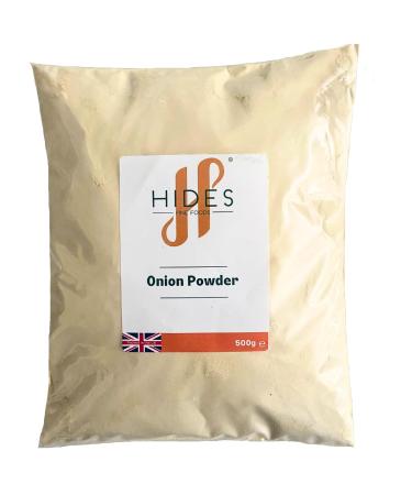 Hides Fine Foods - Onion Powder 500g - GMO Free - Suitable for Vegetarians - BBQ Seasoning - Meat Seasoning - Vegetable Seasoning - Perfect for Summer - Buy Online on GoSupps.com