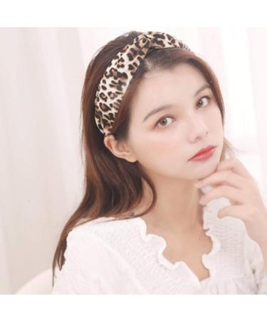4-Pack Leopard Hair Bands & Headbands for Women - Stylish Wide Leopard Pattern Hair Accessories - Buy Online on GoSupps.com