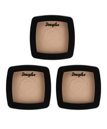 3x Douglas Make-up 999832 Complexion Powder Mattifying Powder Ultimate Beige 10 g Set