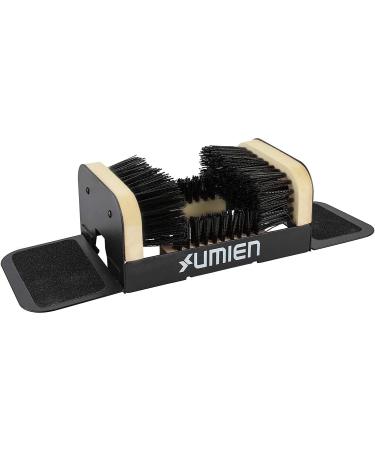 Umien Boot Scraper Brush Outdoor - Deluxe Folding Boot Cleaner Scrubber Indoor and Outdoor use - Easy to use for Children & Adults - New 2022 Design (Boot Scraper with Flaps)
