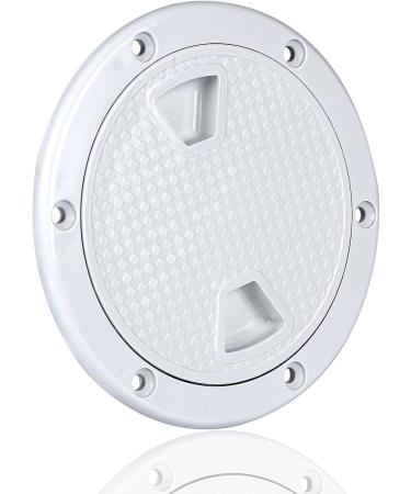 4/6/8 inch White Deck Plate Hatch with Detachable Cover - Non-Slip Inspection Hatch - Buy Online on GoSupps.com