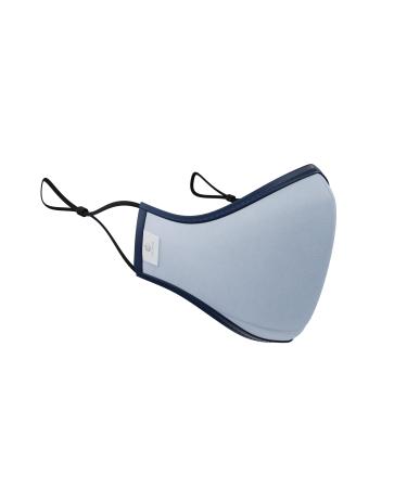 Pro Reusable Face Mask with Patented Breathable Fabric Unisex Cloth Washable 3 Layer Cover with Anti Fogging Nose Wire and Adjustable Ear Straps