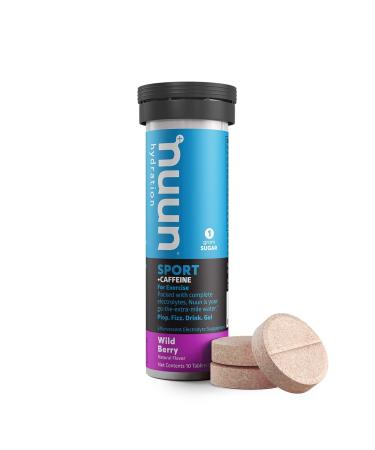 Nuun Hydration Drink Tabs - Energy - Wild Berry - 10 Tablets - Buy Case of 2 | International Shipping Available - Buy Online on GoSupps.com