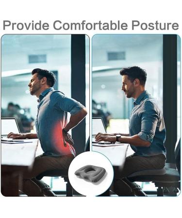 DTREEL Hemorrhoid Hemorrhoid Foam Car Office Seat Cushion Hip Pad Tailbone Comfort Pillow Yoga Orthopedic Up S9A3 Bu Comfort Push - Buy Online on GoSupps.com