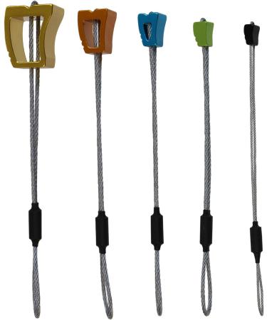 ALPIDEX 10-Piece Climbing Chocks Set | Size 1-10 Safety Clamping Devices for Trad & Clean Climbing | International Shipping - Buy Online on GoSupps.com