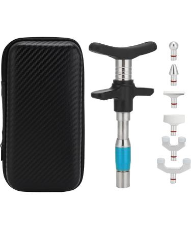 Shanrya Chiropractic Adjustment Tool - Manual Spine Massage Device with 6 Massage Heads for Back Pain Relief | Easy to Use & Relaxing | International Shipping Available - Buy Online on GoSupps.com