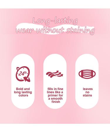 Skynest 3Pcs Matte Lip Balm Tinted Lip Moisturizer Soft & Matte Finish Lipstick WITH Buildable Soft-focus Lip Care and Color for Women Practical Gift - Buy Online on GoSupps.com