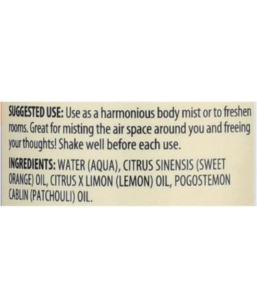 Aura Cacia Peaceful Patchouli & Sweet Orange Aromatherapy Mist - 4 fl oz (118 ml) - Buy Online on GoSupps.com
