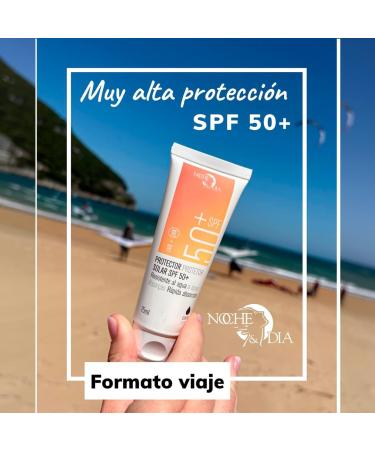  Noche Y Dia Travel sun protection pack. SPF 50+ sunscreen 75ml facial sunscreen 50ml Alfer Sun 100ml and sensitive area stick 50+ 13g. Suitable for air travel. Night brand - Buy Online on GoSupps.com
