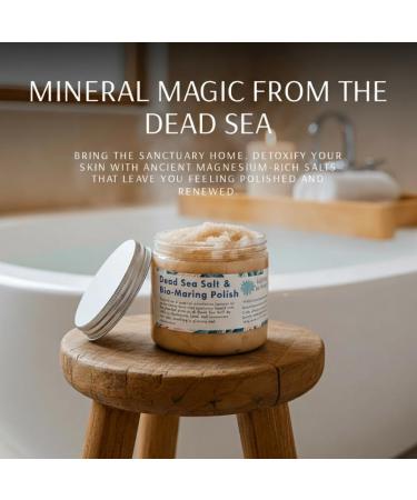 Nature Skin Shop Dead Sea Salt & Bio-Marine Foaming Polish - 10 Ounces - Exfoliating Body Scrub with Organic Sea Kelp & Spirulina - Mineral Rich Detox Wash for Rough Skin 10 Fl Oz (Pack of 1) - Buy Online on GoSupps.com