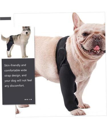 CORHAD Pet Injury Knee Puppy Brace Elbow and Knee Pads Dog Knee Cover Butter Care L As Shown - Buy Online on GoSupps.com