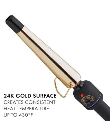 Hot Tools Pro Artist 24K Gold Tapered 3/4" to 1-1/4" Clamp-Free Curling Wand - Buy Online on GoSupps.com