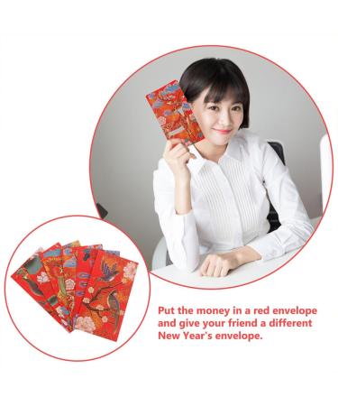 MAGICLULU 18pcs Year of The Tiger is a Blessing Chinese Red Envelopes Chinese Red Packet Envelope Chinese Hongbao Cash Pocket Gift Money Envelopes 2022 Red Envelopes China Festive Paper Red 17X9X0.1CM - Buy Online on GoSupps.com