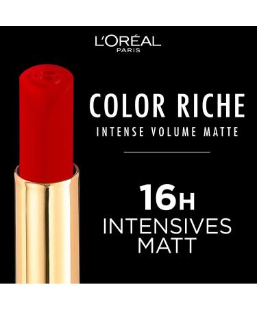 L'Or al Paris Color Riche Intense Volume Matte Lipstick 241 Le Coral Irreverent - Powdery Matte Finish & 16-Hour Wear 1.8g (1 Pack) - Shop Internationally! - Buy Online on GoSupps.com