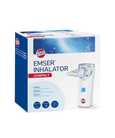 Emser Inhalator Compact - portable easy -to -use inhalation device for children and adults - for acute or chronic respiratory diseases