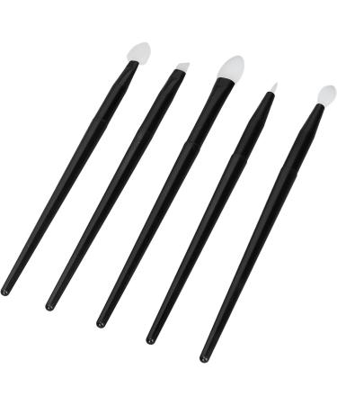 Makeup Brush Set Even Application 5 Piece Multipurpose Silicone Lip Brush Easy Cleaning for Daily Office and Travel Use - Buy Online on GoSupps.com