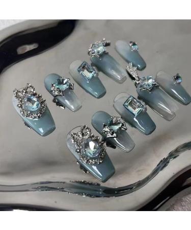 Temperament-enhancing manicure pure hand-wearing Princess fake nails patch manicure butterfly pure wearing a removable nail.(S)