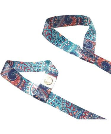 Almabner Yoga Mat Straps - Adjustable Printed Shoulder Strap for All Mats - Perfect for Fitness & Sports - Buy Online on GoSupps.com