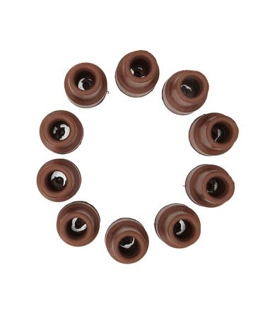 Walking Cane Tip Kit Crutch Tip Standard SlipProof Design 10-Piece Deep Groove for Repair