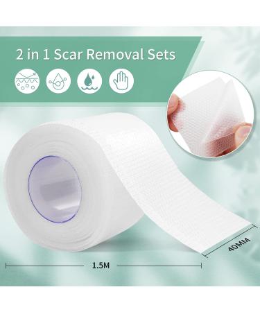 AiniFan Silicone Scar Sheets 60-Roll and Scar Gel Cream 2-in-1 Set - 1.5M + 1.06oz - Buy Online on GoSupps.com