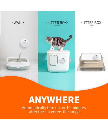 ALL FOR PAWS Cat Litter Deodorizer Smart Pet Odor Eliminator Automatic Pet Odor Eliminator Unscented Dust-Free Versatile Function to Purify Odors from Pet House Toilet Wardrobe USB Powered - Buy Online on GoSupps.com