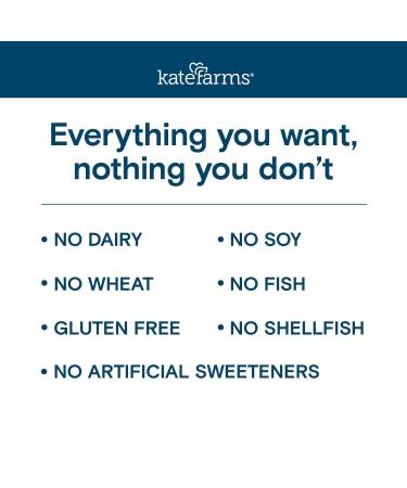 KATE FARMS Organic Vegan Plant Based 1.4 Sole-Source Nutrition Shake 20g Protein, 27 Vitamins & Minerals, High Calorie Meal Replacement Drink, Gluten Free & Non-GMO - 11 Fl Oz (Pack of 12) - Buy Online on GoSupps.com