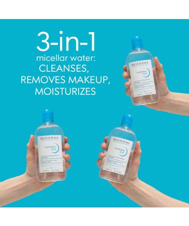 Buy Bioderma Hydrabio H2O Micelle Solution - 16.7 fl oz Moisturizing Makeup Remover - Buy Online on GoSupps.com