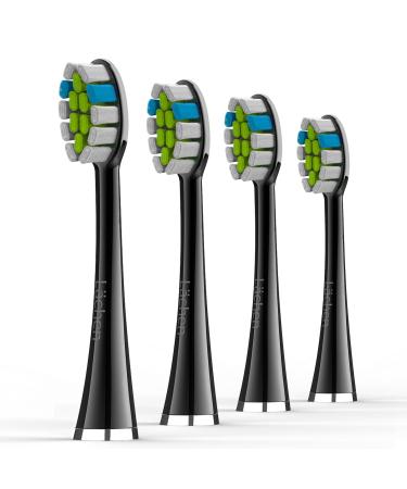 Falls Standard brush head suitable for all electrical toothbrushes of surfaces S131 black 4 pieces for T8 / 051B / H9 / T7 / T5 B-S131 - Buy Online on GoSupps.com