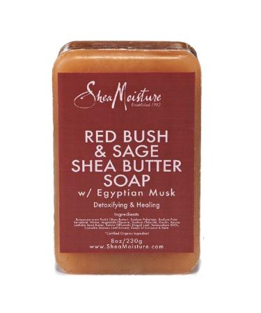 Shea Moisture Red Bush & Sage Shea Butter Soap8 oz