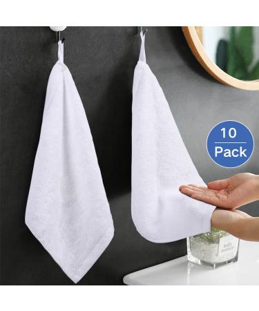 Yoofoss Baby Washy Set - 10 Soft Bamboo Fiber Towels (25x25 cm) for Infants & Children - Gentle Multi-Purpose Face Towels - Buy Online on GoSupps.com
