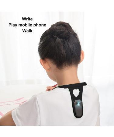 Straight Posture Corrector Trainer for Students | Improve Posture in 24 Days | Upper Back Brace Support for Study & Homework (Black - Buy Online on GoSupps.com