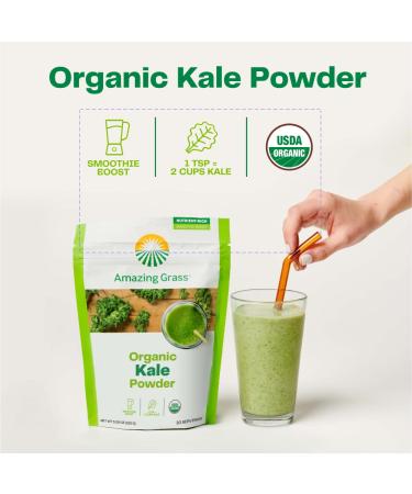 Buy Amazing Grass Organic Kale Powder 5.29 oz | Nutrient-Rich Superfood - Buy Online on GoSupps.com