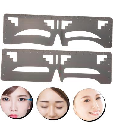 FOMIYES 4 Pcs Eyebrow Ruler Makeup Tools Makeup Stuff Brow Template Brow Guide Stencil String Eyebrow Shape - Buy Online on GoSupps.com