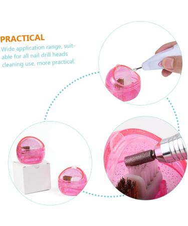 Beatifufu 1 Set Grinding Head Cleaner Nail Art Drill Bit Container Nail Polishing Tool Drill Bit Holder Mini Drill Bit Metal Cleaner Manicure Drill Bit Cleanser Cleaning Box Mane Portable - Buy Online on GoSupps.com