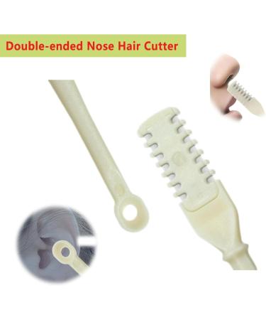 2 in 1 Nose Hair Shaver | Double-Headed Anti-Scratch Trimmer Kit for Men & Women - 360 Rotating Nostril Trimmer - Buy Online on GoSupps.com