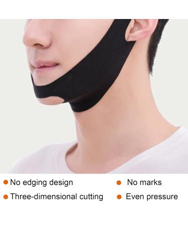 Men's V-Line Doppelkinn Reducer - Reusable Elastic Facial Slimming Belt for Chin Contour & Firming - Buy Online on GoSupps.com