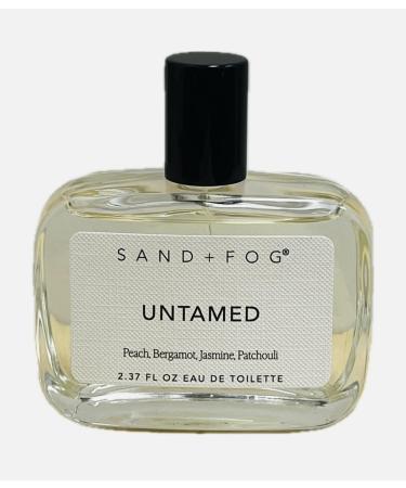 Sand and Fog UNTAMED Eau De Toilette Spray 3.37 fl oz peach bergamot Jasmine and Patchouli unboxed