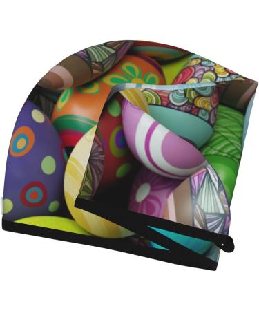 Easter Egg1 Microfiber Hair Towel - Super Absorbent Coral Velvet Wrap for Women | Quick Dry for Long Curly & Thick Hair - Buy Online on GoSupps.com