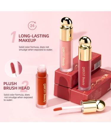 Light Pink Liquid Blush for Cheeks Xcreando Soft Cream Blush Matte Effect Natural Blush Tint with Dewy Finish Long-Wearing Cheek Tint Blendable Blush Oil for Face Makeup(Apricot) #5 Orange - Buy Online on GoSupps.com