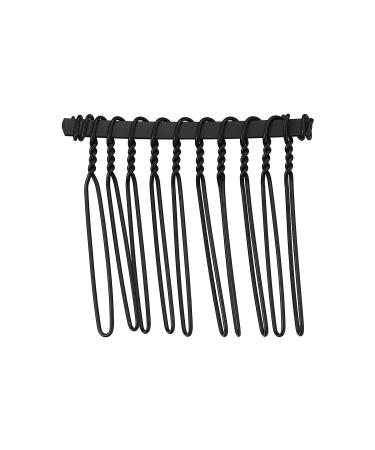 VOCOSTE 12 Pcs No Slip Metal Hair Side Combs Accessories - Black 1.6 - Buy Online on GoSupps.com